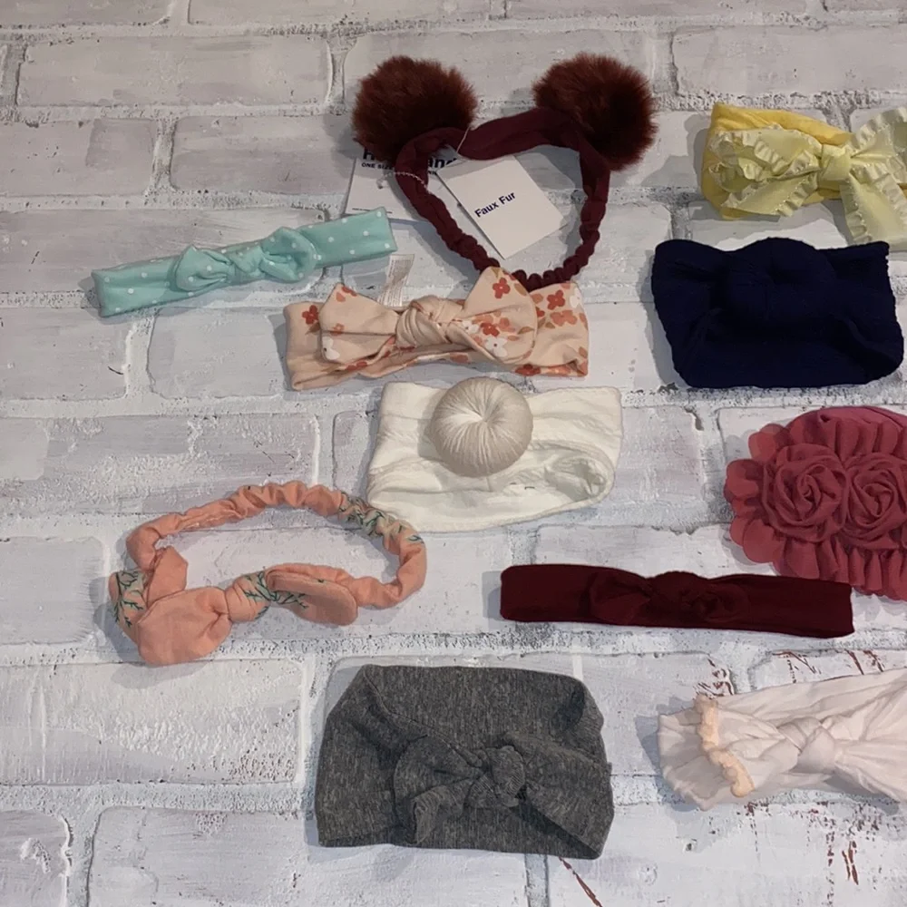 Babygirl top knot headband & more bundle!!